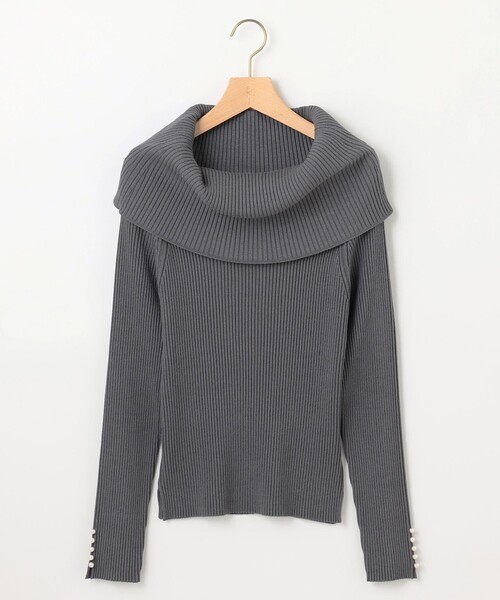 【セール】ELENAオフショル風 ニットプルオーバー（ニット/セーター）｜組曲（クミキョク）