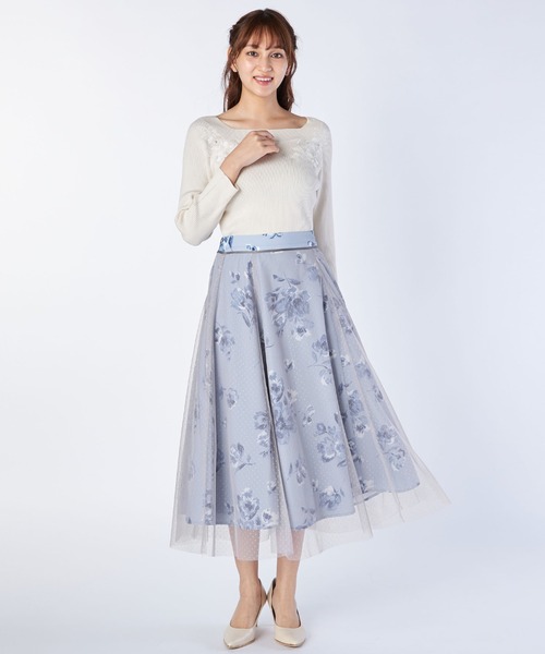 LAISSE PASSE（レッセパッセ）の「ドットチュールフラワープリント