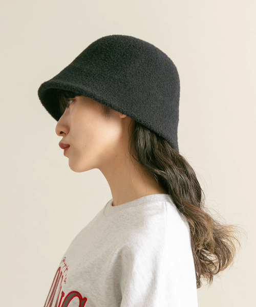 KBF（ケイビーエフ）の「シャギーベルHAT（ハット・レディース・ベージュ系その他/ブラウン/ブラック・ONE）」の2枚目の写真