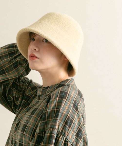 KBF（ケイビーエフ）の「シャギーベルHAT（ハット・レディース・ベージュ系その他/ブラウン/ブラック・ONE）」の5枚目の写真