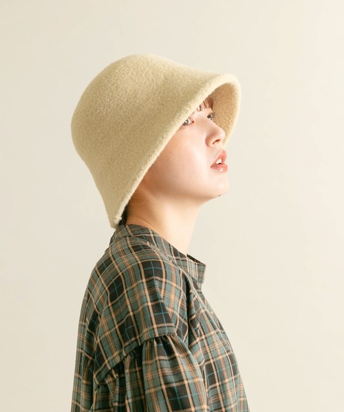 KBF（ケイビーエフ）の「シャギーベルHAT（ハット・レディース・ベージュ系その他/ブラウン/ブラック・ONE）」の6枚目の写真