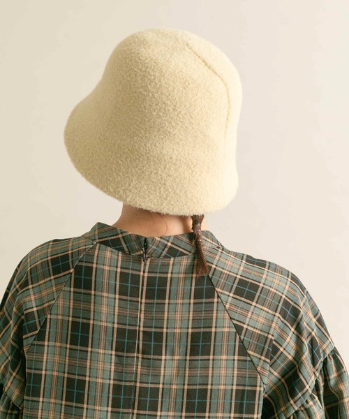 KBF（ケイビーエフ）の「シャギーベルHAT（ハット・レディース・ベージュ系その他/ブラウン/ブラック・ONE）」の7枚目の写真