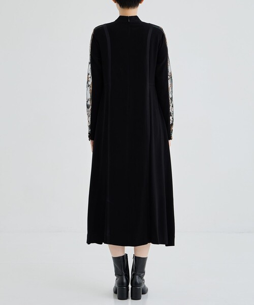 MURRAL(ミューラル)の「【MURRAL/ミューラル】Framed flower lace dress(ワンピース・レディース・ブラック/ネイビー・1/000)」の7枚目の写真