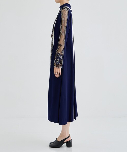 MURRAL(ミューラル)の「【MURRAL/ミューラル】Framed flower lace dress(ワンピース・レディース・ブラック/ネイビー・1/000)」の16枚目の写真