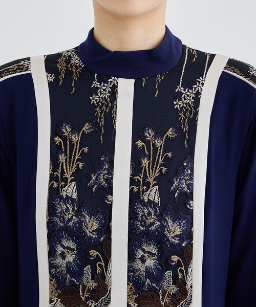 MURRAL(ミューラル)の「【MURRAL/ミューラル】Framed flower lace dress(ワンピース・レディース・ブラック/ネイビー・1/000)」の18枚目の写真