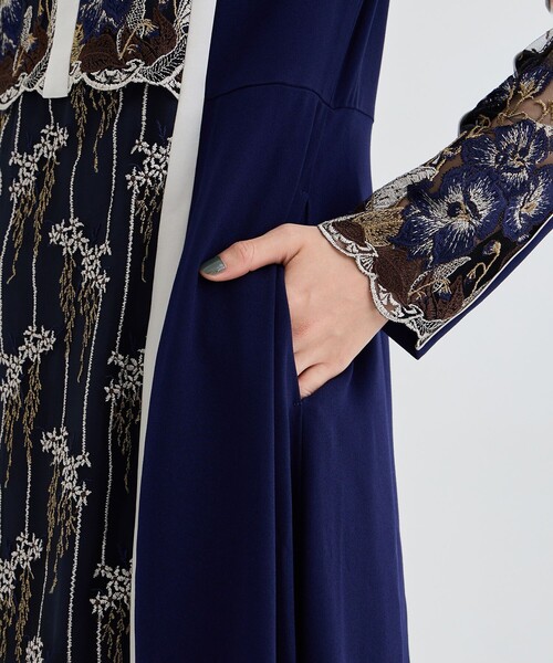 MURRAL(ミューラル)の「【MURRAL/ミューラル】Framed flower lace dress(ワンピース・レディース・ブラック/ネイビー・1/000)」の20枚目の写真