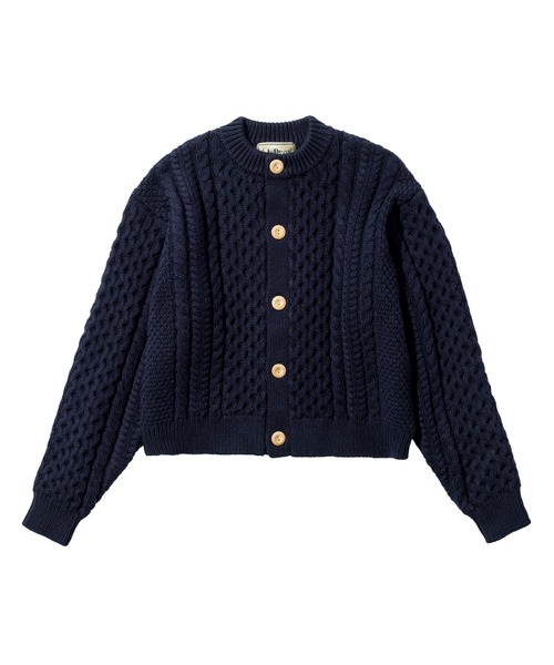 L.L.Bean（エルエルビーン）の「【JAPAN EDITION】ウェイン・フィッシャーマンズ・カーディガン（カーディガン/ボレロ・レディース・ネイビー/ダークネイビー/アイボリー・MEDIUM）」の10枚目の写真