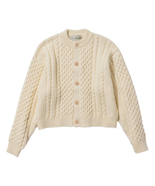 L.L.Bean（エルエルビーン）の「【JAPAN EDITION】ウェイン・フィッシャーマンズ・カーディガン（カーディガン/ボレロ・レディース・ネイビー/ダークネイビー/アイボリー・MEDIUM）」の16枚目の写真