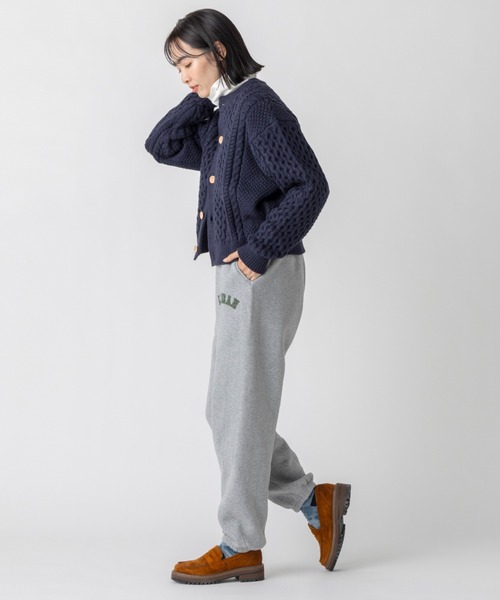 L.L.Bean（エルエルビーン）の「【JAPAN EDITION】ウェイン・フィッシャーマンズ・カーディガン（カーディガン/ボレロ・レディース・ネイビー/ダークネイビー/アイボリー・MEDIUM）」の14枚目の写真