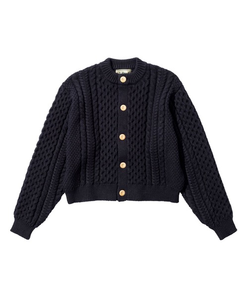 L.L.Bean（エルエルビーン）の「【JAPAN EDITION】ウェイン・フィッシャーマンズ・カーディガン（カーディガン/ボレロ・レディース・ネイビー/ダークネイビー/アイボリー・MEDIUM）」の18枚目の写真