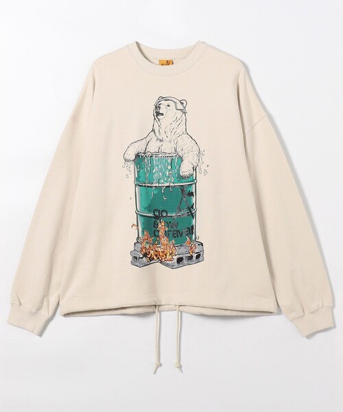 限定展開 go slow caravan/ゴースローキャラバン ドラム缶風呂 クマ スウェット / 332610(スウェット)|FREAK\'S STORE(フリークスストア)