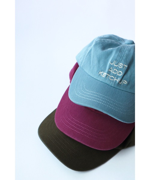 Catchup(ケチャップ)の「【Catchup】CAP(キャップ・キッズ・サックスブルー/グリーン/パープル・S/M/L)」の4枚目の写真