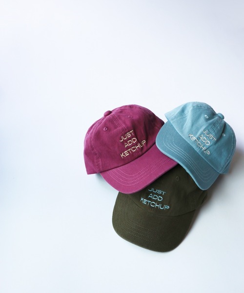 Catchup(ケチャップ)の「【Catchup】CAP(キャップ・キッズ・サックスブルー/グリーン/パープル・S/M/L)」の7枚目の写真
