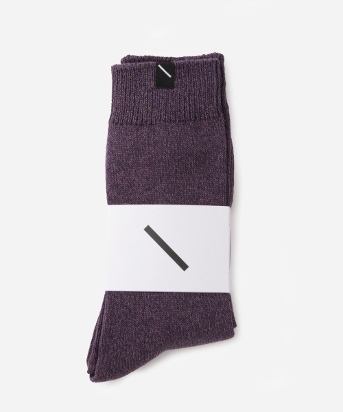 Saturdays NYC(サタデーズ ニューヨークシティ )の「MIX COLOR SOCK(ソックス/靴下・メンズ・パープル/オレンジ/チャコールグレー・FREE)」の2枚目の写真