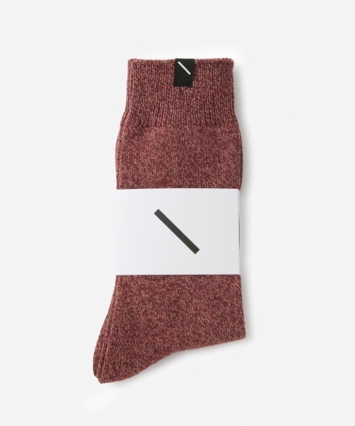 Saturdays NYC(サタデーズ ニューヨークシティ )の「MIX COLOR SOCK(ソックス/靴下・メンズ・パープル/オレンジ/チャコールグレー・FREE)」の3枚目の写真