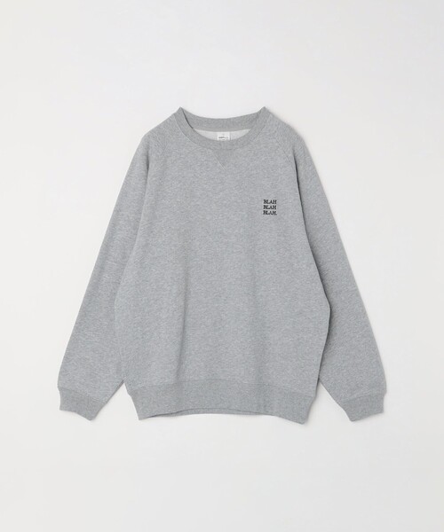 SHIPS any（シップス エニィ）の「SHIPS any: BLAH BLAH BLAH. ワンポイント 刺繍 ラグラン ルーズ スウェット◇（スウェット・メンズ・ブラック/ネイビー/グレー・MEDIUM/LARGE/X-LARGE）」の13枚目の写真