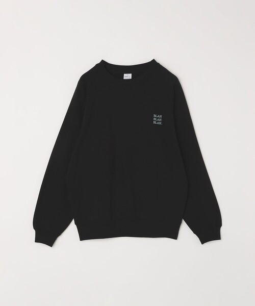 SHIPS any（シップス エニィ）の「SHIPS any: BLAH BLAH BLAH. ワンポイント 刺繍 ラグラン ルーズ スウェット◇（スウェット・メンズ・ブラック/ネイビー/グレー・MEDIUM/LARGE/X-LARGE）」の7枚目の写真