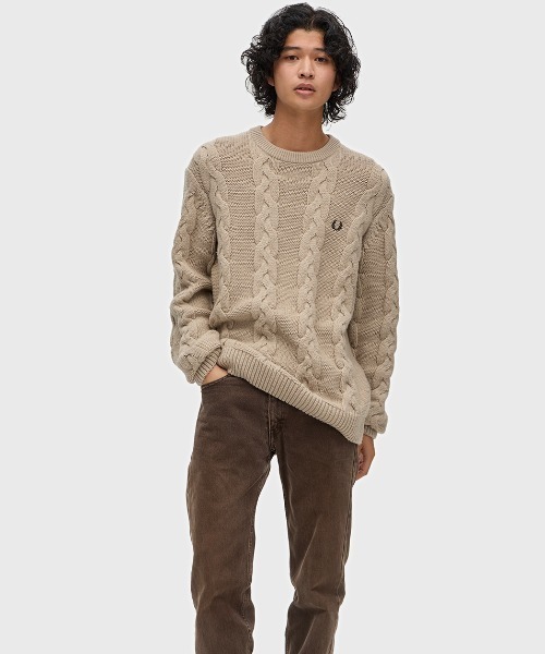 セール】Chunky Cable Knit Jumper／チャンキーケーブルセーター