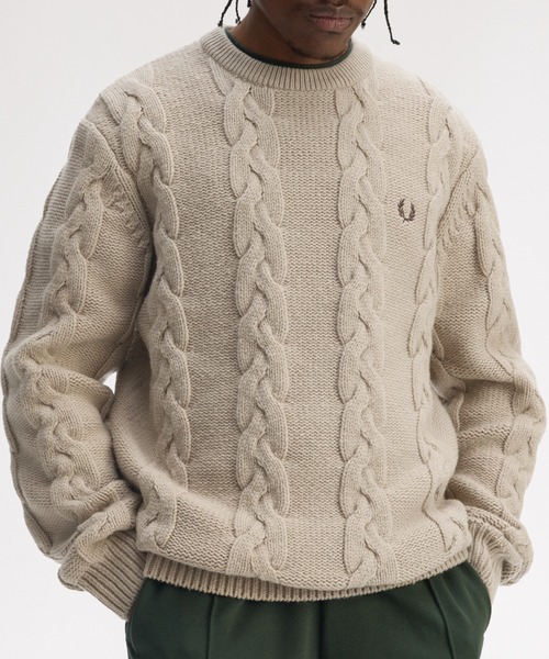 セール】Chunky Cable Knit Jumper／チャンキーケーブルセーター