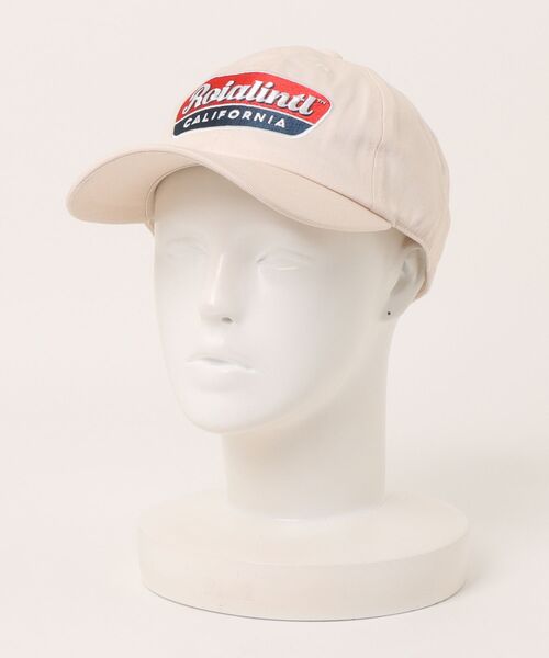 roial（ロイアル）の「CAP/ROIAL(ロイアル)アメカジ風ブランドロゴ刺繍ベースボールキャップ（キャップ・メンズ・ナチュラル/ブルー/ネイビー・FREE）」の2枚目の写真