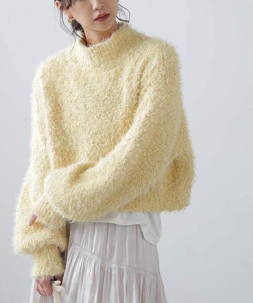 【セール】◆フェザーモールポップコーンミックスニット（ニット/セーター）｜FREE'S MART（フリーズマート）