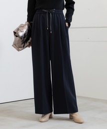 【冬パンツの新定番が登場!】TRストレッチワイドパンツ<低身長サイズあり>/147954