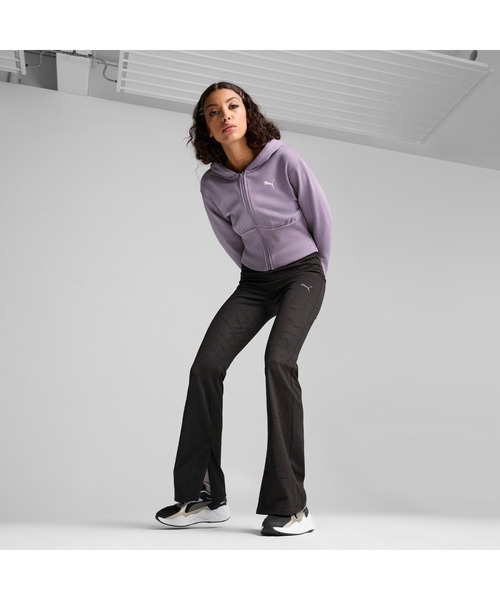 PUMA（プーマ）の「PUMA プーマ ウィメンズ デア トゥ クロップド フーディー（パーカー・レディース・オフホワイト/グレー/パープル・MEDIUM/LARGE/X-LARGE/SMALL）」の13枚目の写真