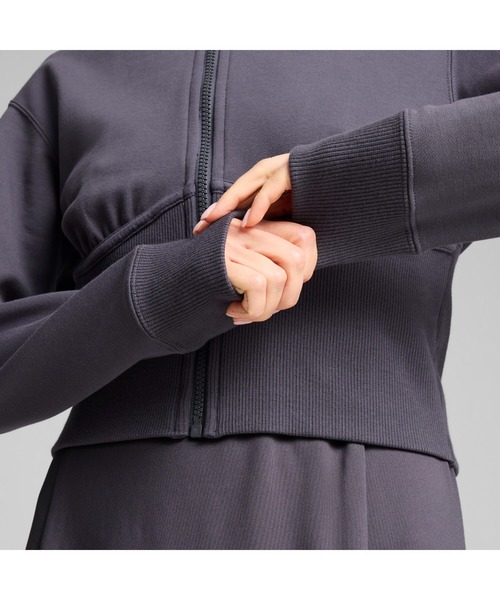 PUMA（プーマ）の「PUMA プーマ ウィメンズ デア トゥ クロップド フーディー（パーカー・レディース・オフホワイト/グレー/パープル・MEDIUM/LARGE/X-LARGE/SMALL）」の22枚目の写真