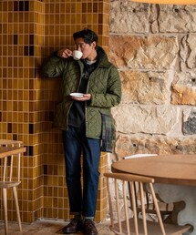 Barbour(�o�u�A�[)��Barbour/�o�u�A�[ Liddesdale quilted jacket/���f�X�f�C�� �L���e�b�h �W���P�b�g(�u���]��)