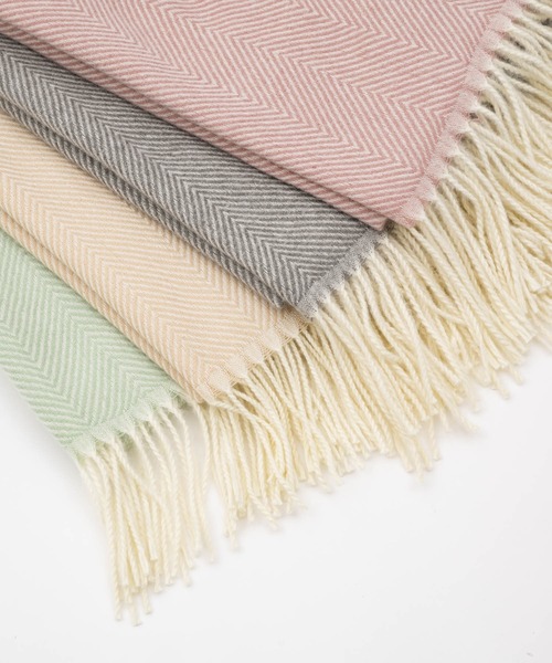 KATHARINE ROSS（キャサリンロス）の「【KATHARINE ROSS】ヘリンボーンストール（ストール/ショール・レディース・グレー/ベージュ/ピンク/グリーン・MEDIUM）」の15枚目の写真