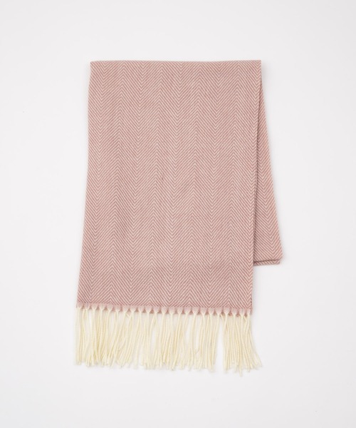 KATHARINE ROSS（キャサリンロス）の「【KATHARINE ROSS】ヘリンボーンストール（ストール/ショール・レディース・グレー/ベージュ/ピンク/グリーン・MEDIUM）」の16枚目の写真