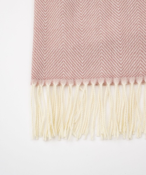KATHARINE ROSS（キャサリンロス）の「【KATHARINE ROSS】ヘリンボーンストール（ストール/ショール・レディース・グレー/ベージュ/ピンク/グリーン・MEDIUM）」の17枚目の写真
