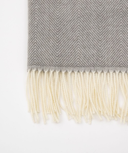 KATHARINE ROSS（キャサリンロス）の「【KATHARINE ROSS】ヘリンボーンストール（ストール/ショール・レディース・グレー/ベージュ/ピンク/グリーン・MEDIUM）」の20枚目の写真