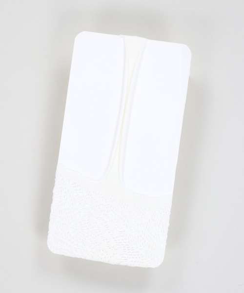 SPINNS(スピンズ)の「ガーター カラーレースタイツ(タイツ/ストッキング・レディース・ボルドー/ホワイト/ブラック・ONESIZE)」の8枚目の写真