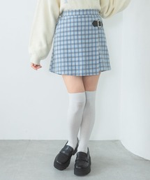repipi armario | チェックラップスカートショーパン(その他パンツ)