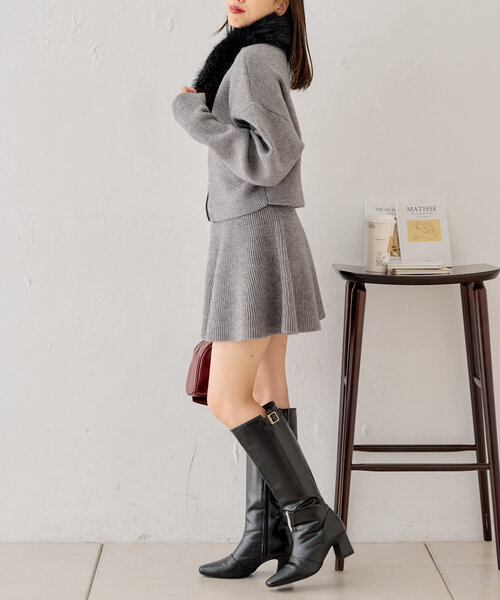 Chico（チコ）の「ブローチ付きティペット（マフラー・レディース・アイボリー/ブラウン/ブラック・FREE）」の16枚目の写真