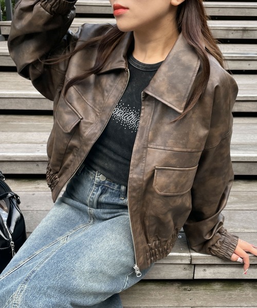 WEGO（ウィゴー）の「WEGO/【25年春夏新作】フェイクレザー