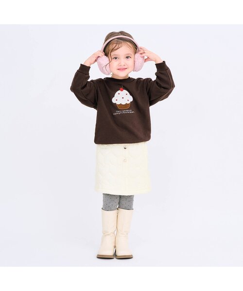 apres les cours（アプレレクール）の「【リンク】8柄バラエティモチーフトレーナー（スウェット・キッズ・ピンク/ブラウン/アイボリー/イエロー/ミント/ラベンダー/その他2/ベージュ・90/100/110/120/80/130/140）」の14枚目の写真