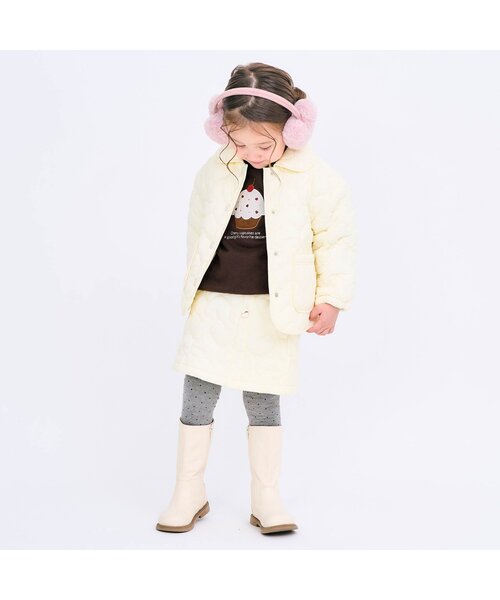 apres les cours（アプレレクール）の「【リンク】8柄バラエティモチーフトレーナー（スウェット・キッズ・ピンク/ブラウン/アイボリー/イエロー/ミント/ラベンダー/その他2/ベージュ・90/100/110/120/80/130/140）」の12枚目の写真