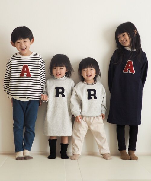 apres les cours(アプレレクール)の「【リンク】8柄バラエティモチーフトレーナー(スウェット・キッズ・ピンク/ブラウン/アイボリー/イエロー/ミント/ラベンダー/その他2/ベージュ・90/100/110/120/80/130/140)」の22枚目の写真