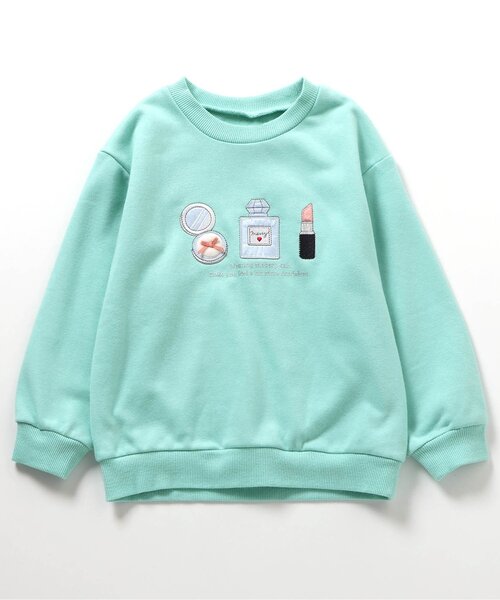 apres les cours（アプレレクール）の「【リンク】8柄バラエティモチーフトレーナー（スウェット・キッズ・ピンク/ブラウン/アイボリー/イエロー/ミント/ラベンダー/その他2/ベージュ・90/100/110/120/80/130/140）」の20枚目の写真