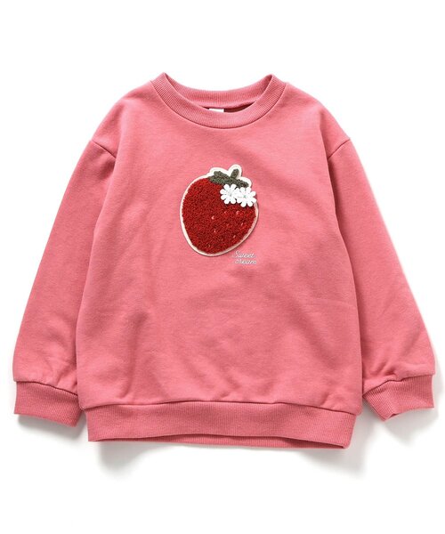 apres les cours（アプレレクール）の「【リンク】8柄バラエティモチーフトレーナー（スウェット・キッズ・ピンク/ブラウン/アイボリー/イエロー/ミント/ラベンダー/その他2/ベージュ・90/100/110/120/80/130/140）」の19枚目の写真