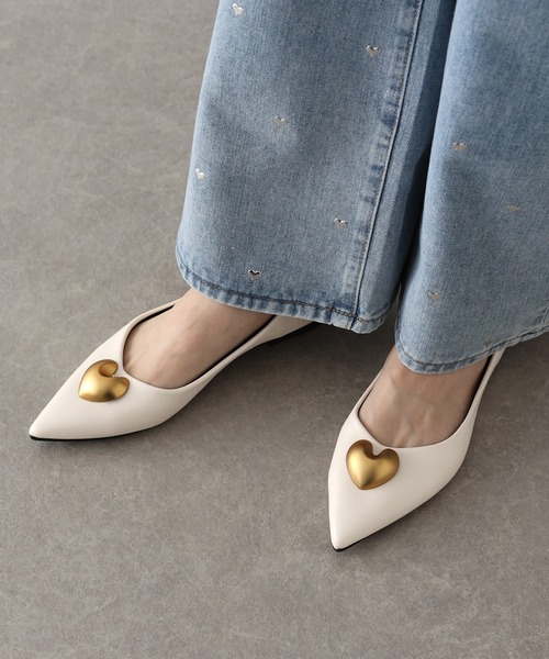 ハートモチーフパンプス（パンプス）｜BLUEEAST（ブルーイースト）