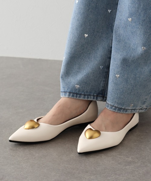 ハートモチーフパンプス（パンプス）｜BLUEEAST（ブルーイースト）