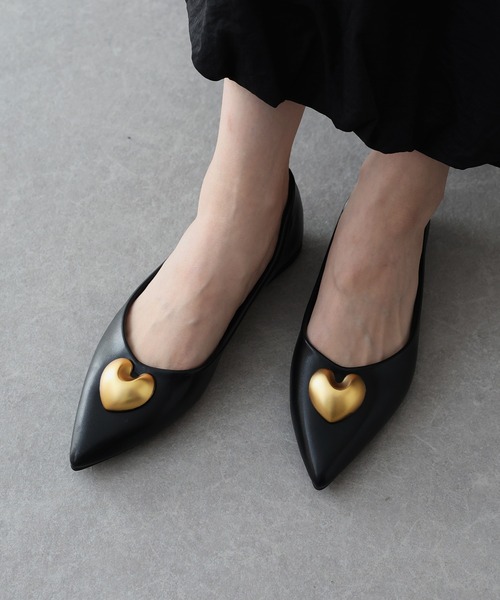 ハートモチーフパンプス（パンプス）｜BLUEEAST（ブルーイースト）