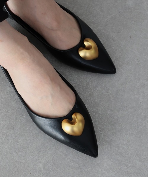 ハートモチーフパンプス（パンプス）｜BLUEEAST（ブルーイースト）