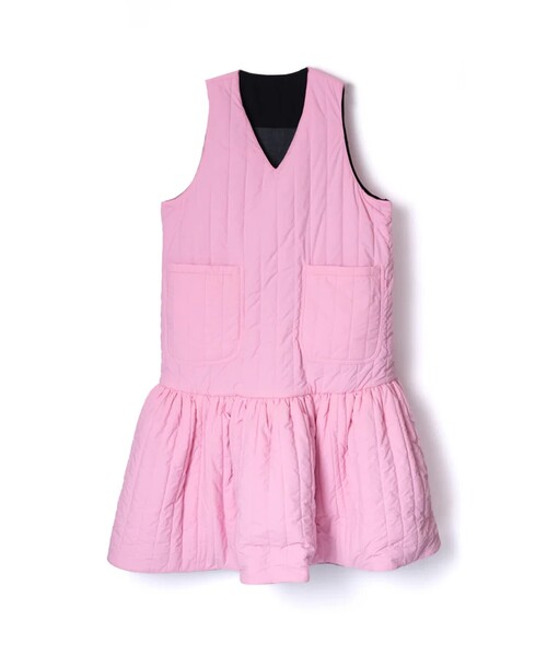 STUDIOUS(ステュディオス)の「【NON TOKYO/ノントーキョー】REVERSIBLE QUILTING ONE-PIECE/リバーシブルキルティングワンピース(ワンピース・レディース・ピンク/ブラック・FREE)」の5枚目の写真