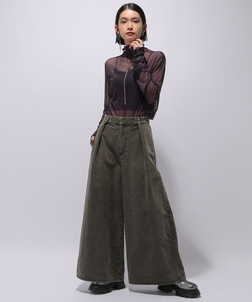 HAREシアーカットソー 完売品】HARE オパールシアータイトシャツ