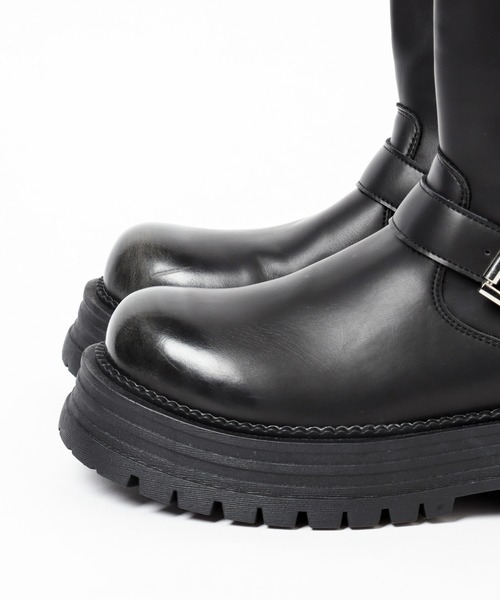 PAGEBOY（ページボーイ）の「アソートエンジニアブーツ（ブーツ・レディース・ブラック/グレー・LARGE/MEDIUM）」の19枚目の写真