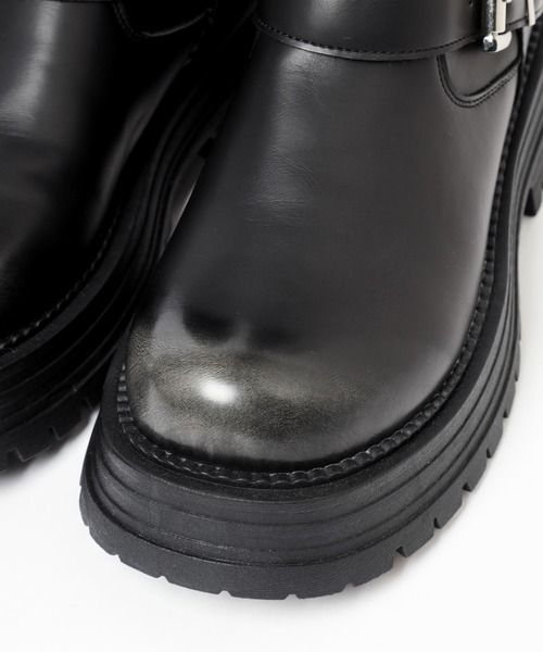 PAGEBOY（ページボーイ）の「アソートエンジニアブーツ（ブーツ・レディース・ブラック/グレー・LARGE/MEDIUM）」の20枚目の写真